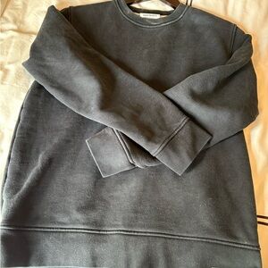 Men’s Crewneck Sweatshirt in black Charcoal Small